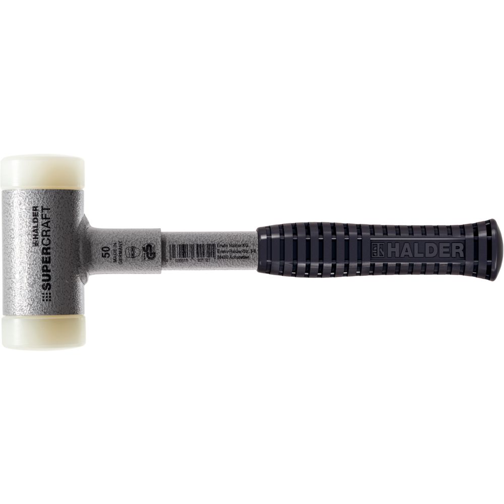 Produktbild SUPERCRAFT-Schonhammer, mit bruchsicherem Stahlrohrstiel und ergonomisch geformtem, rutschsicherem Griff | D=30 mm | 3377.030 bild 1