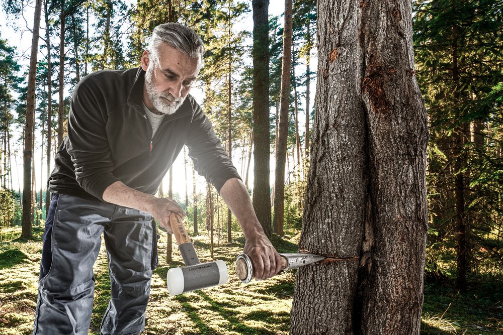 Produktbild SUPERCRAFT-Schonhammer, mit schwingungsdämpfendem, ergonomisch geformtem und lackiertem Hickorystiel | D=30 mm | 3366.030 bild 13