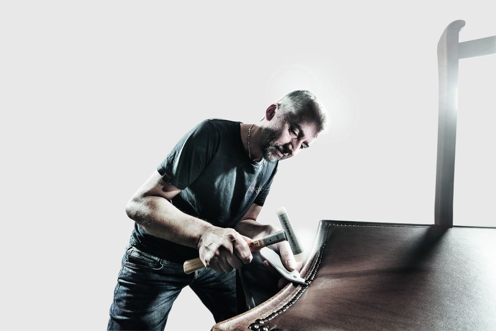 Produktbild SUPERCRAFT-Schonhammer, mit schwingungsdämpfendem, ergonomisch geformtem und lackiertem Hickorystiel | D=30 mm | 3366.030 bild 9