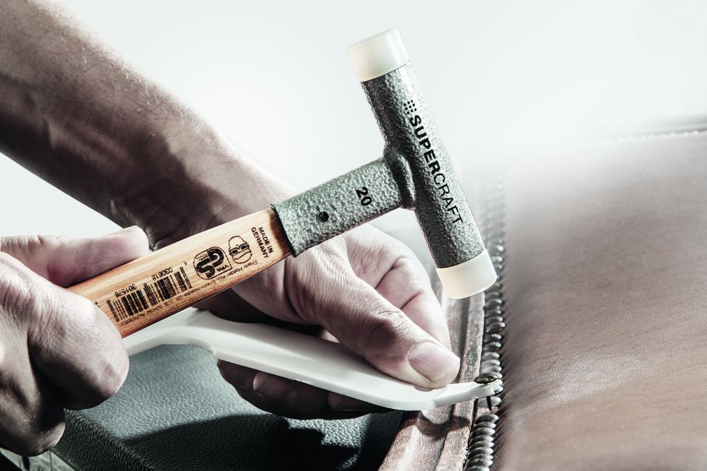 Produktbild SUPERCRAFT-Schonhammer, mit schwingungsdämpfendem, ergonomisch geformtem und lackiertem Hickorystiel | D=35 mm | 3366.035 bild 11