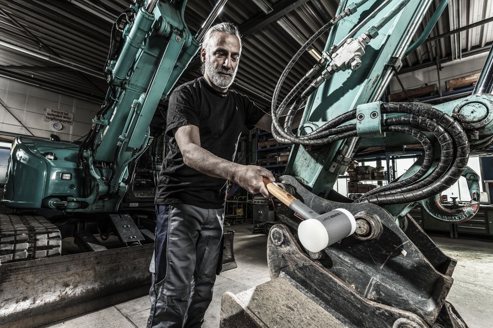 Produktbild SUPERCRAFT-Schonhammer, mit schwingungsdämpfendem, ergonomisch geformtem und lackiertem Hickorystiel | D=40 mm | 3366.040 bild 14