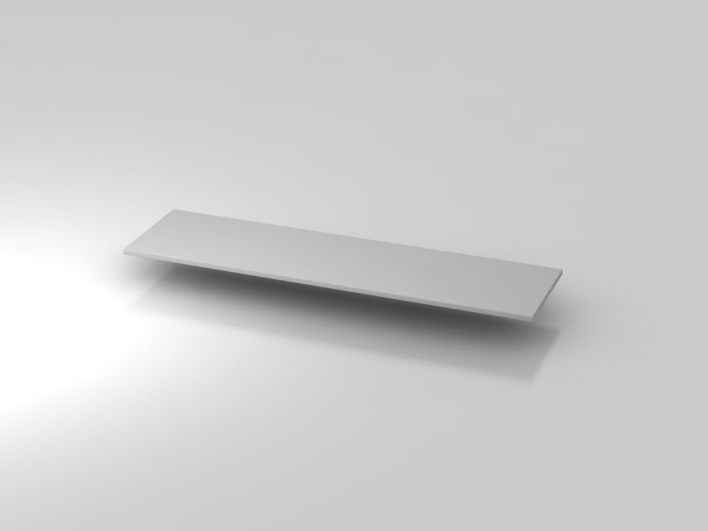 Produktbild Hammerbacher Abdeckplatte 160,5 x 43 cm Grau