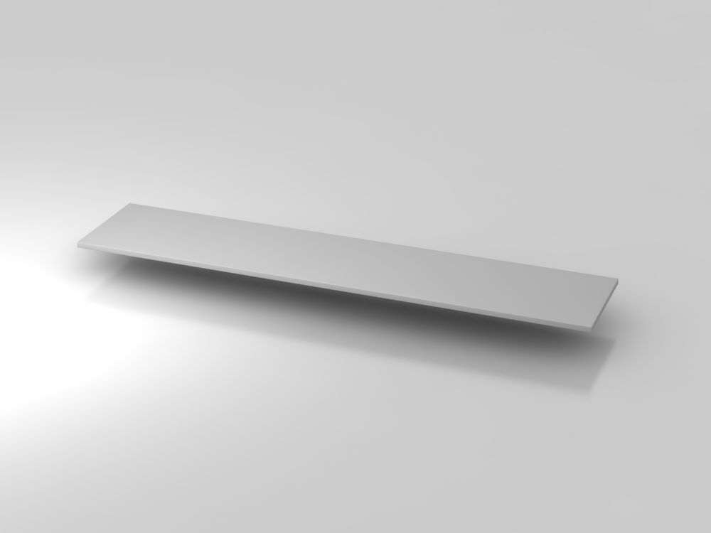 Produktbild Hammerbacher Abdeckplatte 200,5 x 43 cm Grau