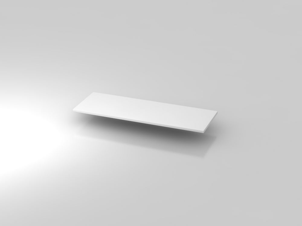 Produktbild Hammerbacher Abdeckplatte 120,5 x 43 cm Weiß