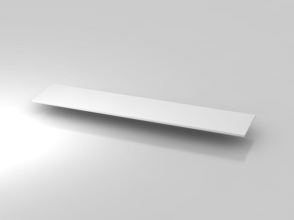 Produktbild Hammerbacher Abdeckplatte 200,5 x 43 cm Weiß