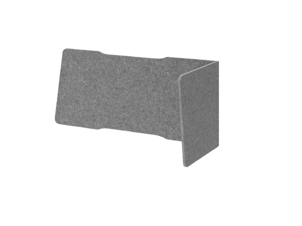 Produktbild Hammerbacher Akustik-Einhausung 2-seitig gesteckt B 143,5 x T 65 x H 60,5 cm