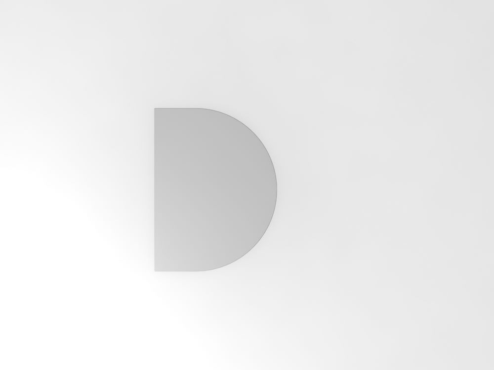 Produktbild Hammerbacher Anbautisch in grau 60 x 80 cm Füße in chrom