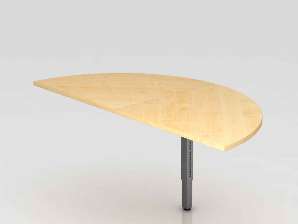 Produktbild Hammerbacher Anbautisch 2 x Viertelkreis Ahorn