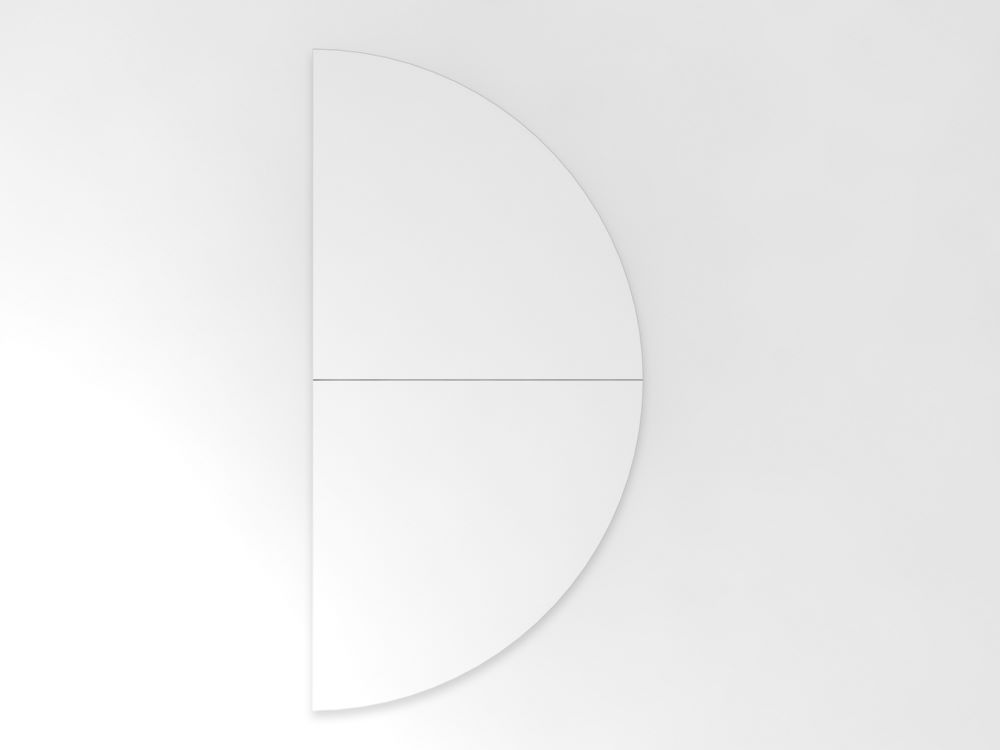 Produktbild Hammerbacher Anbautisch 2 x Viertelkreis Höhe 68 bis 85 cm