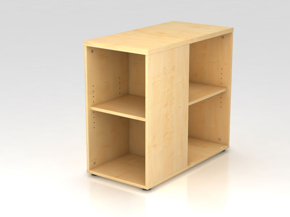 Produktbild Hammerbacher Anstellcontainer Ahorn 2 seitig 40 x 80 x 72 bis 76 cm