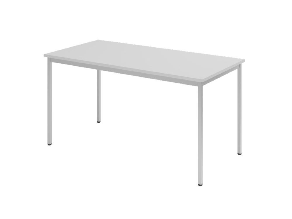 Produktbild Hammerbacher Besprechungstisch Vier-Fuß-Gestell 140 x 70 cm Grau