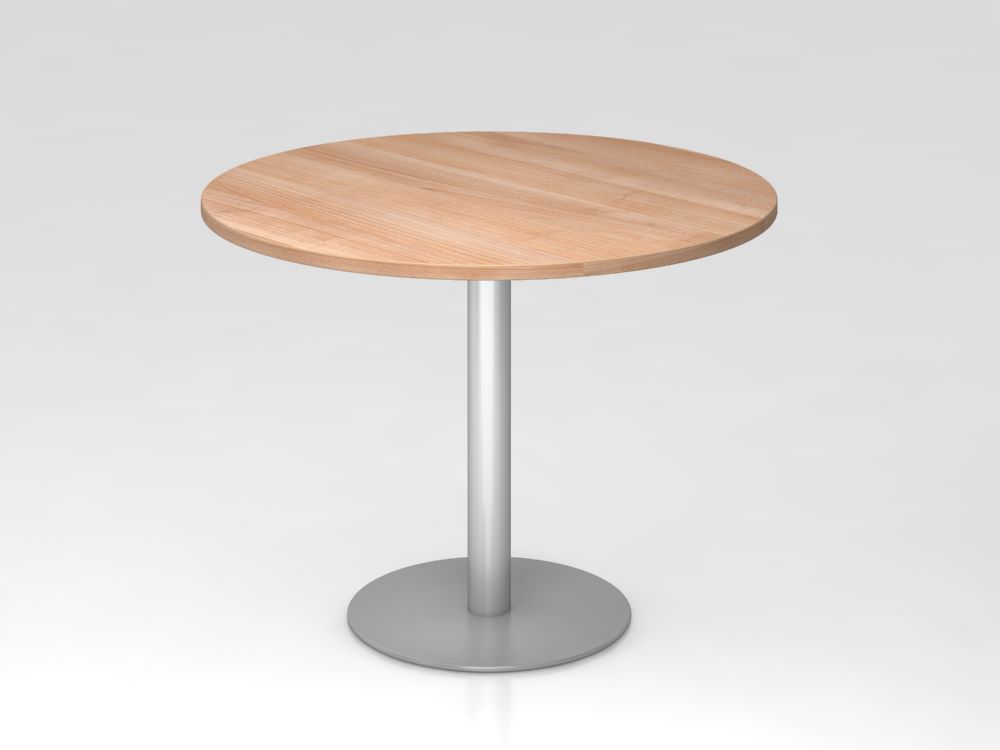 Produktbild Hammerbacher Besprechungstisch 100 cm rund Höhe 74,5 cm Nussbaum