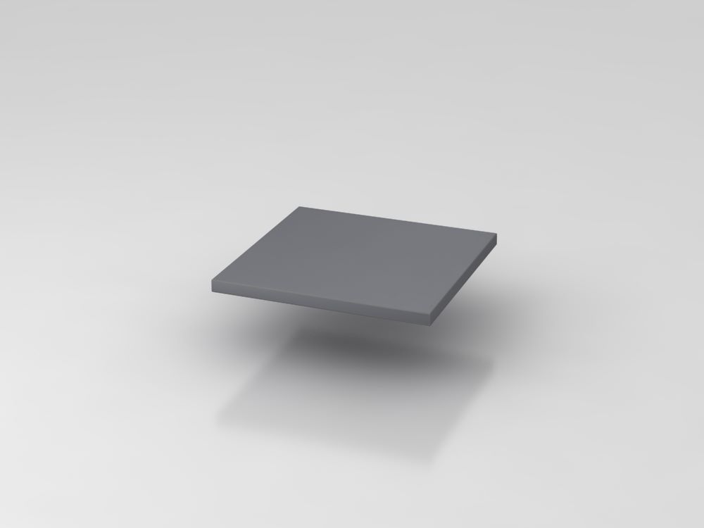 Produktbild Hammerbacher Fachboden 40 cm Graphit 9er Wand 36 x 38,6 x 2,2 cm