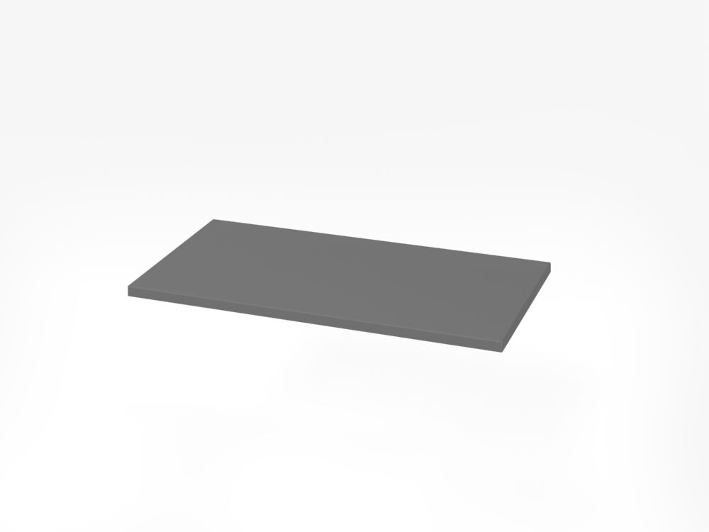 Produktbild Hammerbacher Fachboden Graphit 57,5 x 29,4 x 1,6 cm für Schiebetürenschrank