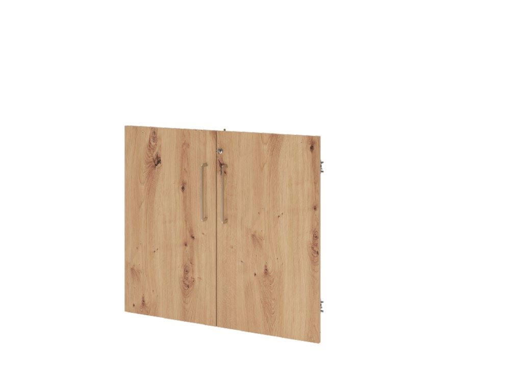 Produktbild Hammerbacher FlexWall Türenpaar 80 cm 2 OH Metallgriff BS Asteiche