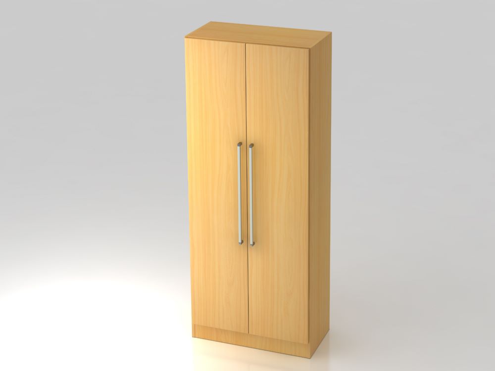 Produktbild Hammerbacher Garderobenschrank Maße 80 x 42 x 200,4 cm 5OH CE in Buche