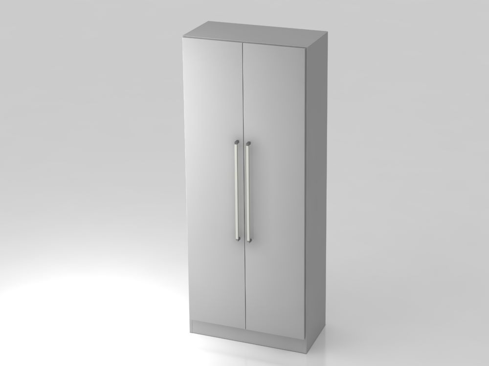 Produktbild Hammerbacher Garderobenschrank Maße 80 x 42 x 200,4 cm 5OH CE in Grau