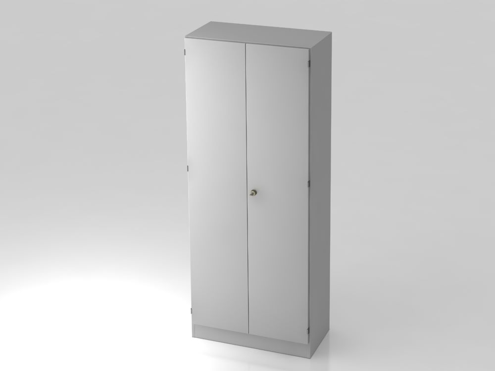 Produktbild Hammerbacher Garderobeschrank 80 x 42 x 200,4 cm 5OH SG Grau