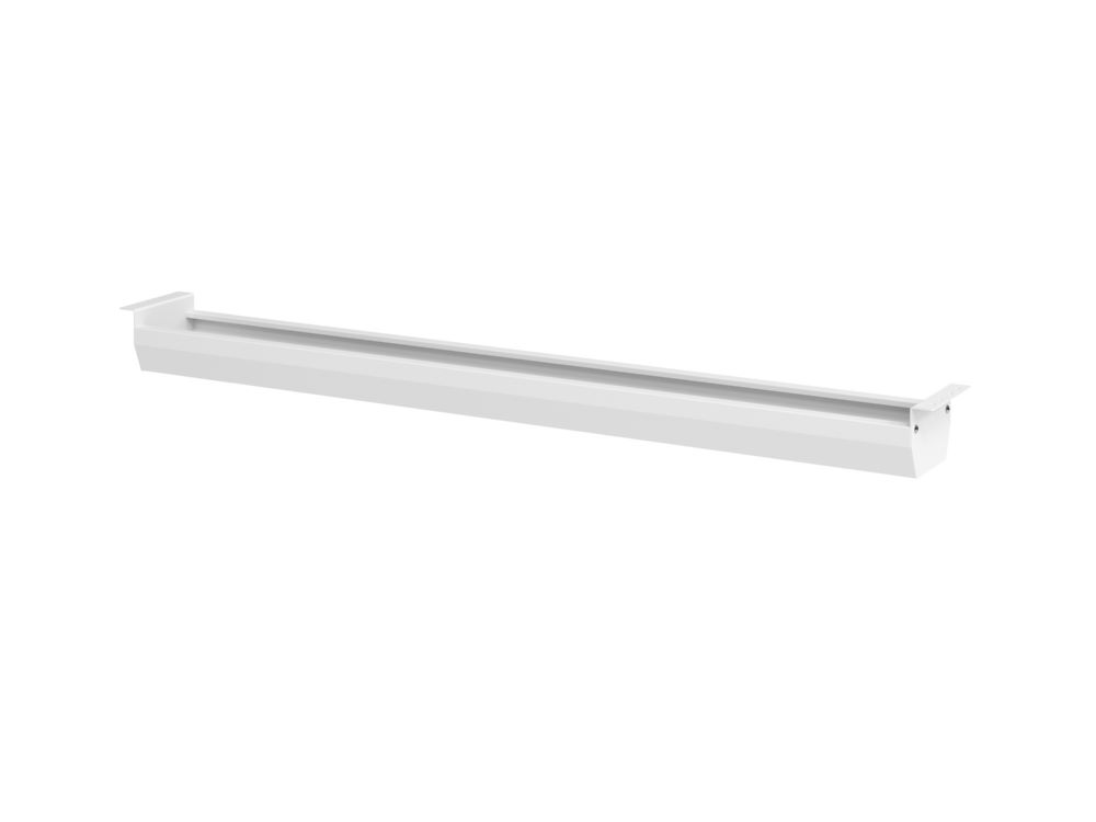Produktbild Hammerbacher Kabelwanne weiß klappbar 126,2 x 9,3 cm für 160er Tisch