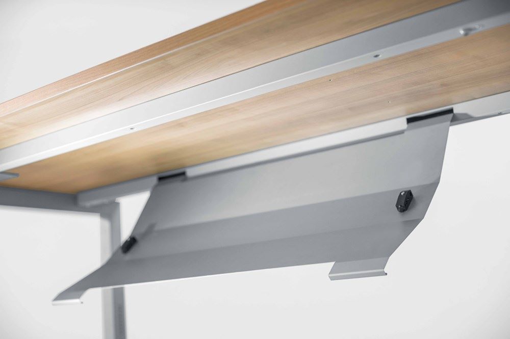 Produktbild Hammerbacher Kabelwanne Silber 82 x 44 x 6,5 cm