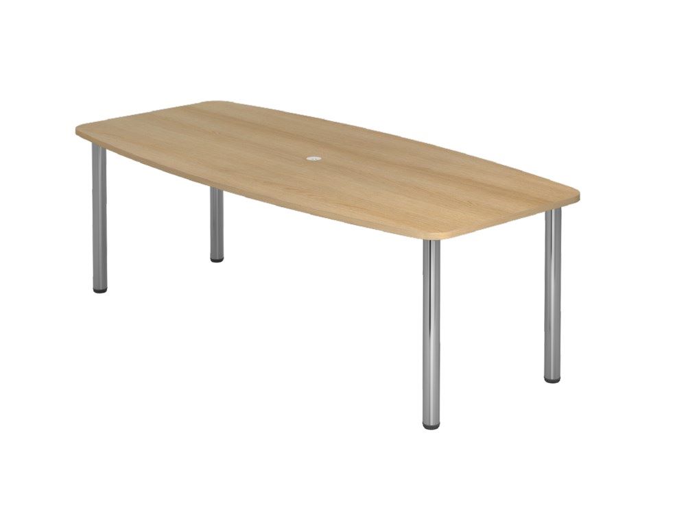 Produktbild Hammerbacher Konferenztisch 220 cm Chromfüße Eiche 220 x 103 cm 