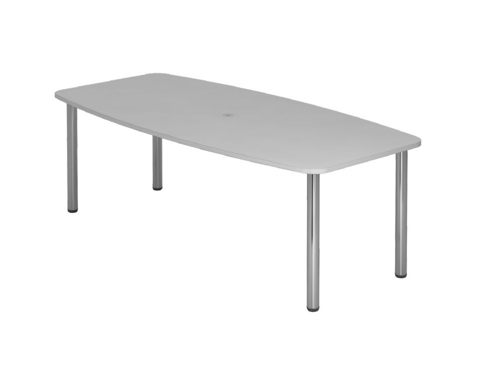 Produktbild Hammerbacher Konferenztisch 220 cm Chromfüße Grau 220 x 105 cm 