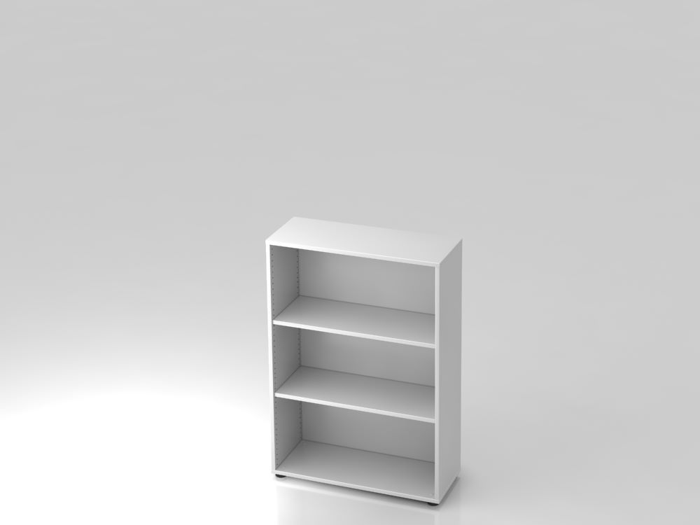 Produktbild Hammerbacher Regal 3OH 80 x 33 x 114,4 cm Weiß