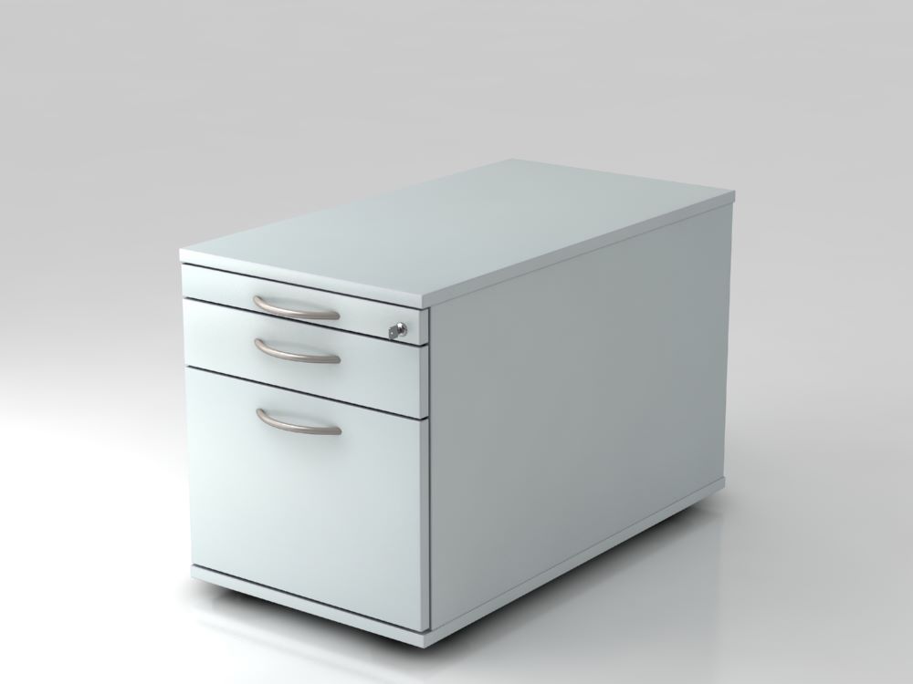 Produktbild Hammerbacher Bürowagen 80 cm mit 1 Schub 1 Hängeregister BM Grau