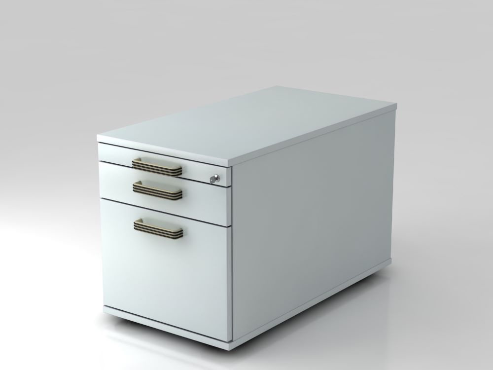 Produktbild Hammerbacher Bürowagen 80 cm 1 Schub 1 Register SG Farbe Grau