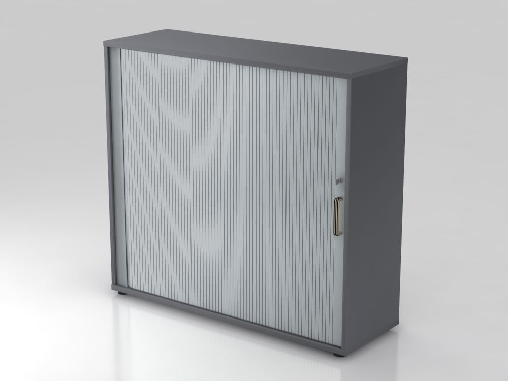 Produktbild Hammerbacher Rollladenschrank 3OH 120 x 40 x 110 cm SG Graphit