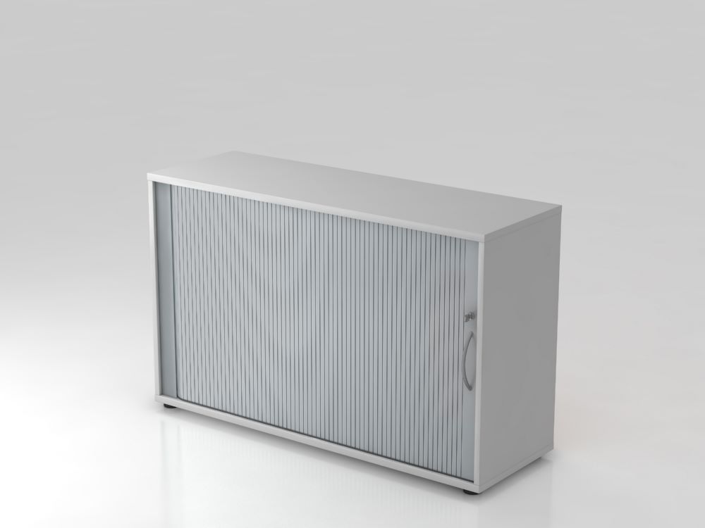 Produktbild Hammerbacher Rollladenschrank 2OH Grau 120 x 74,8 cm BM