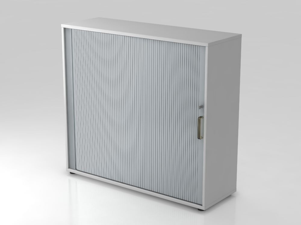 Produktbild Hammerbacher Rollladenschrank in grau 3OH 120 cm SG