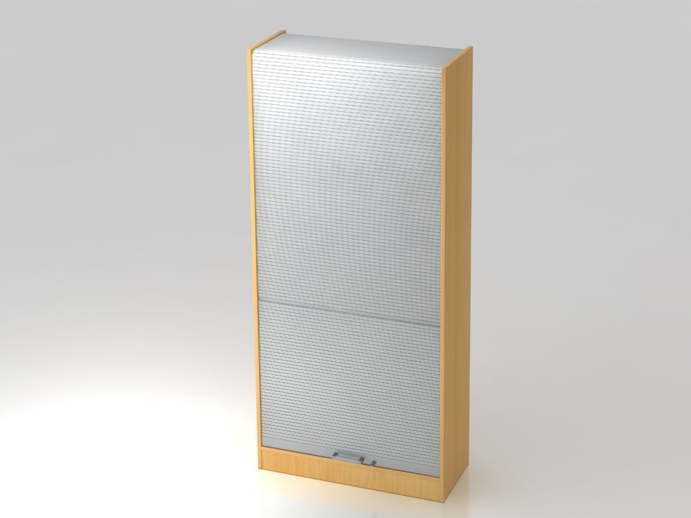 Produktbild Hammerbacher Rollladenschrank zum abschließen 90 x 200,4 cm 5OH CE Buche