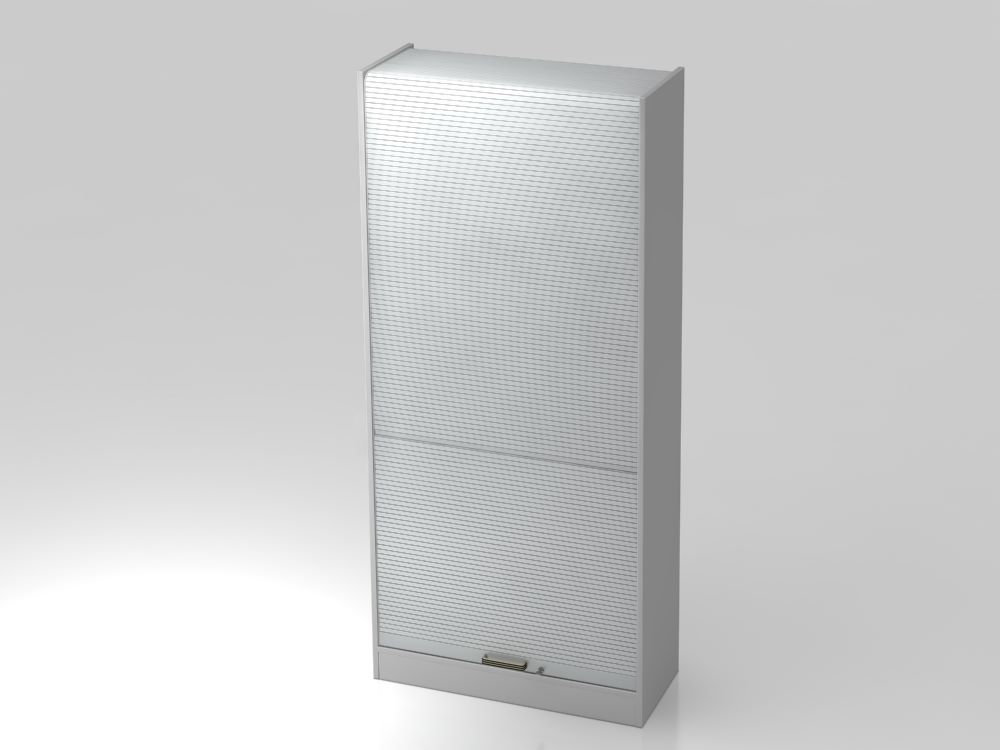 Produktbild Hammerbacher Rollladenschrank Höhe verstellbar 90 x 200,4 cm 5OH SG Grau