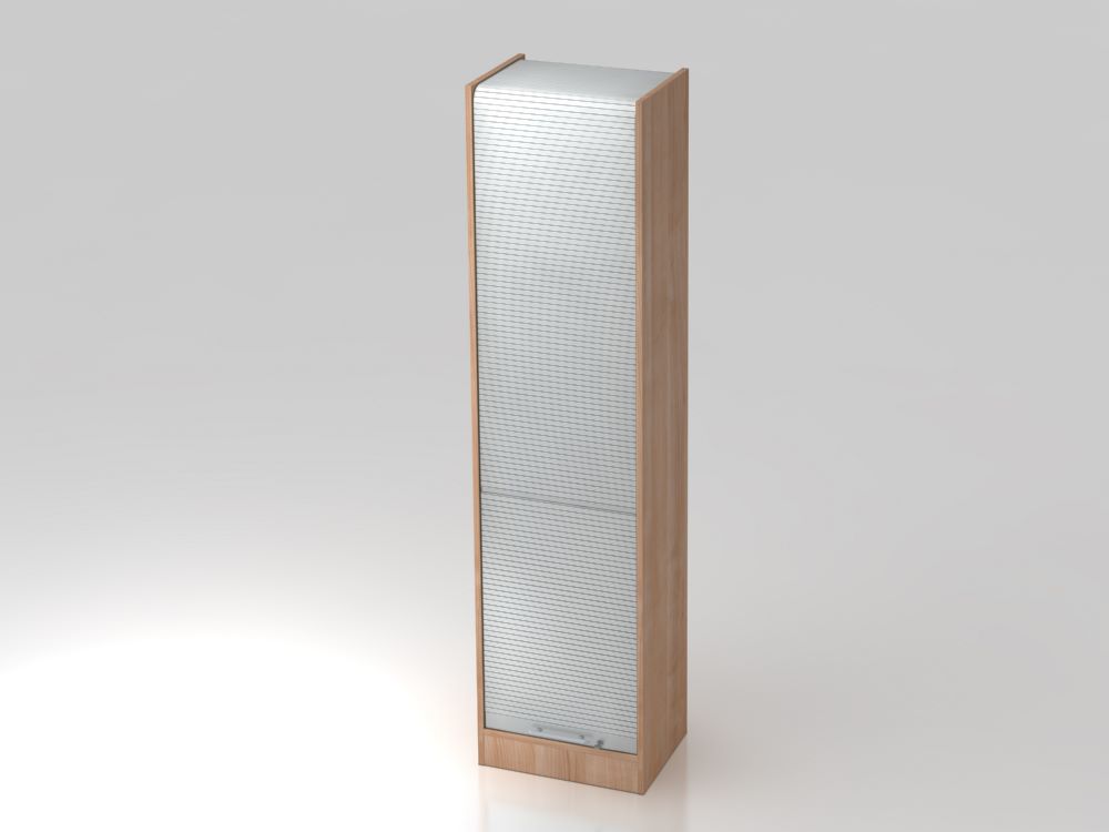 Produktbild Hammerbacher Rollladenschrank 200,4 cm abschließbar 5OH RE Nussbaum