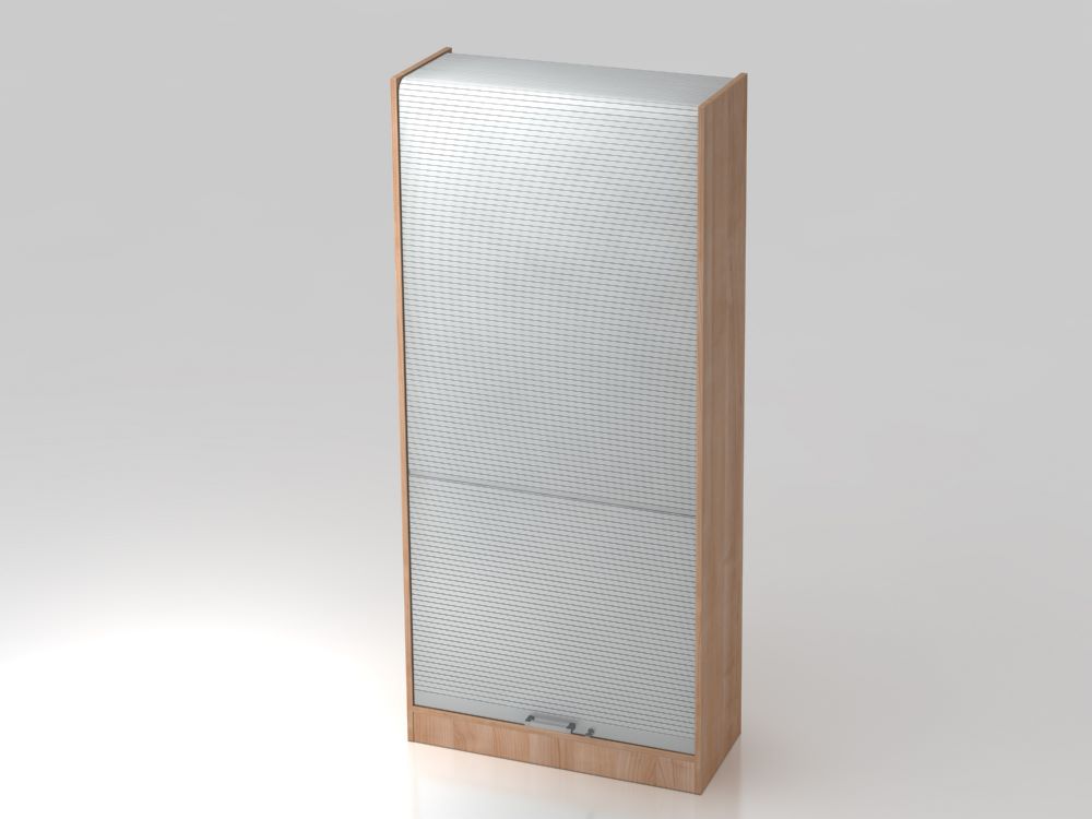 Produktbild Hammerbacher Rollladenschrank 90 x 40 x 200,4 cm 5OH CE Nussbaum