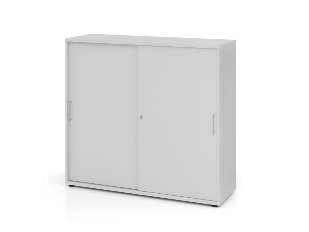 Produktbild Hammerbacher Schiebetürschrank Grau BS 3OH 120 x 40 x 110 cm