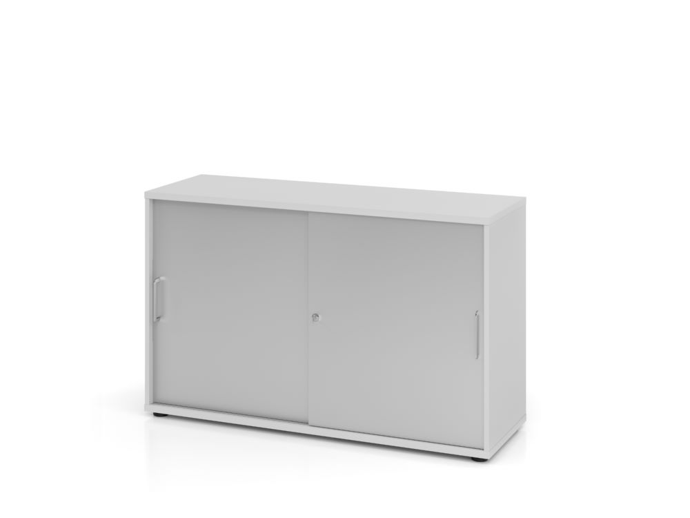 Produktbild Hammerbacher SchiebetürschrankBS Grau Silber 2OH 120 x 74,8 cm