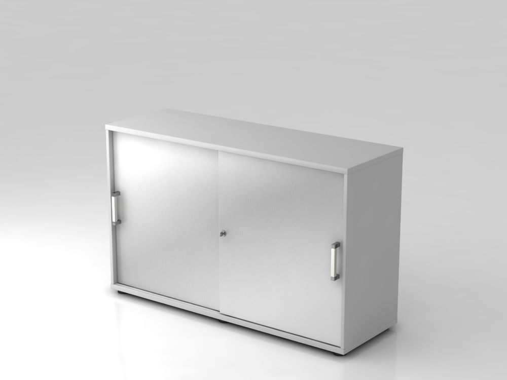 Produktbild Hammerbacher Schiebetürschrank CE 2OH 120 cm breit Grau Silber