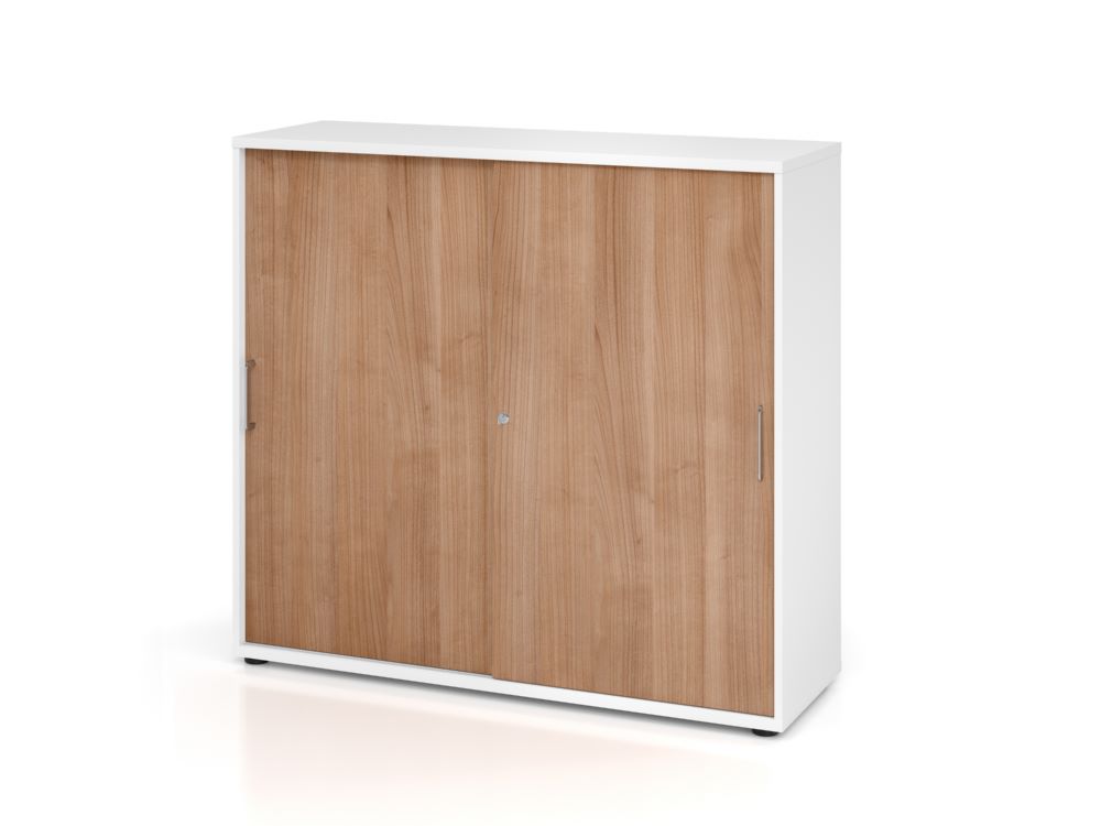 Produktbild Hammerbacher Schiebetürschrank Schiebetür in Nussbaum 3OH 120 x 110 cm BS