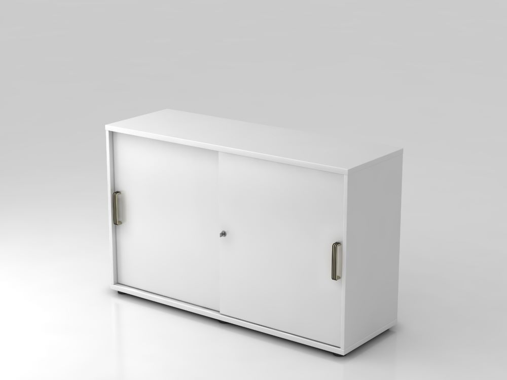 Produktbild Hammerbacher Schiebetürschrank 2OH 120 x 40 x 74,8 cm SG Korpus in weiß