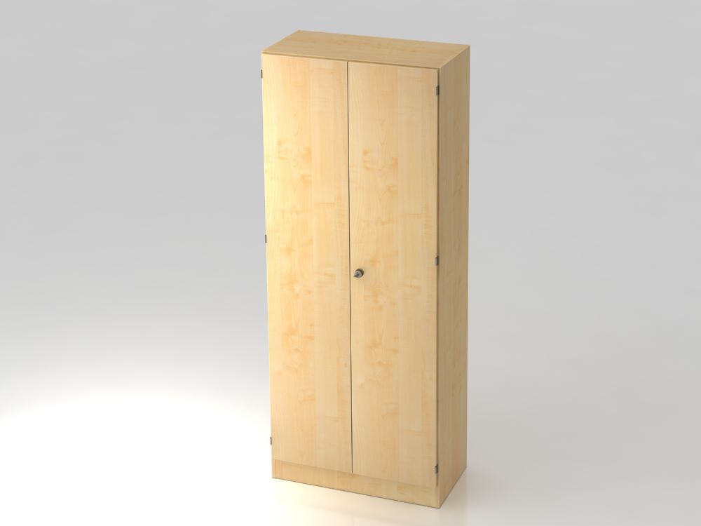 Produktbild Hammerbacher Flügelschrank 5OH mit Sockelblende 10 cm hoch Ahorn