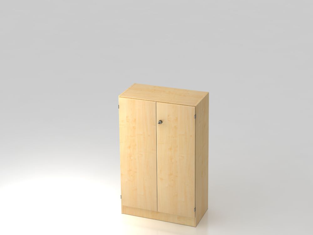 Produktbild Hammerbacher Schrank 3OH mit Sockelblende SG Ahorn / Ahorn 80 x 42 x 127 cm