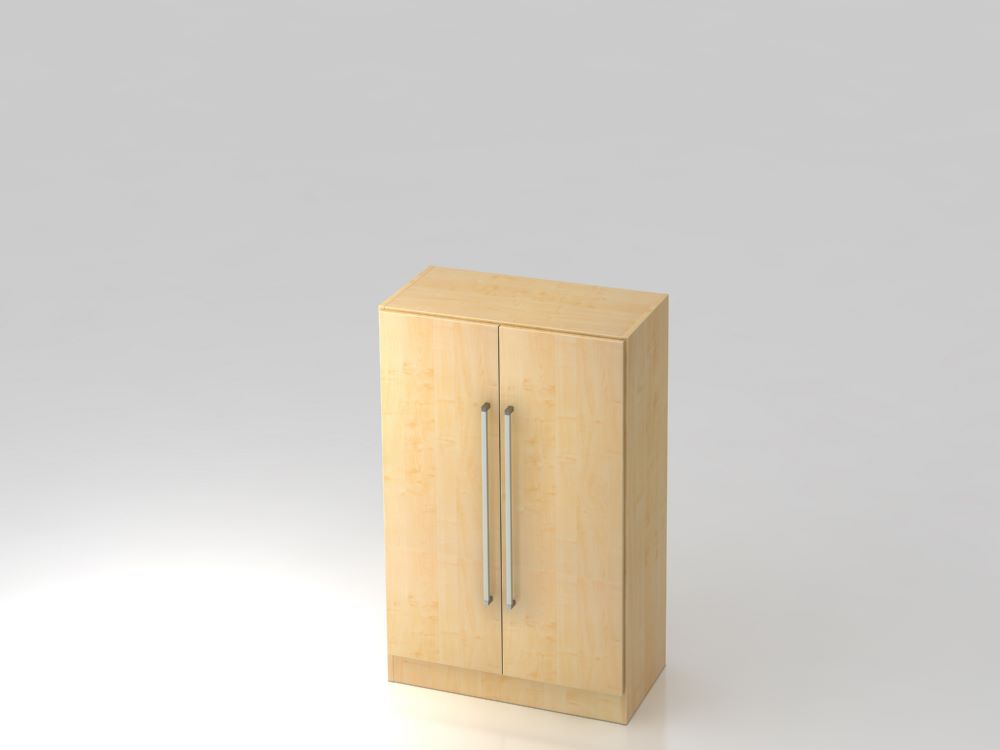 Produktbild Hammerbacher Flügelschrank 3OH mit Sockelblende CE Ahorn 80 x 42 x 127 cm (BxTxH)