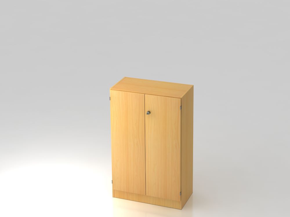 Produktbild Hammerbacher Flüglschrank 3OH mit Sockelblende SG Buche / Buche 80 x 42 x 127 cm (BxTxH)