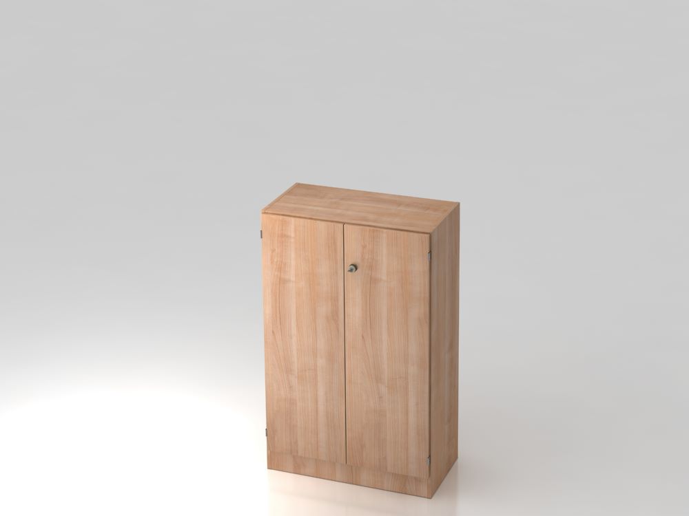 Produktbild Hammerbacher Flügelschrank 3OH mit Sockelblende B 80 x T 42 x H 127 cm SG Nussbaum