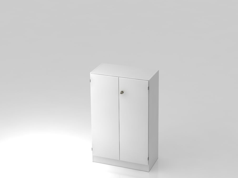 Produktbild Hammerbacher Flügelschrank 3OH SG Weiß / Weiß 80 x 42 x 127 cm (BxTxH)