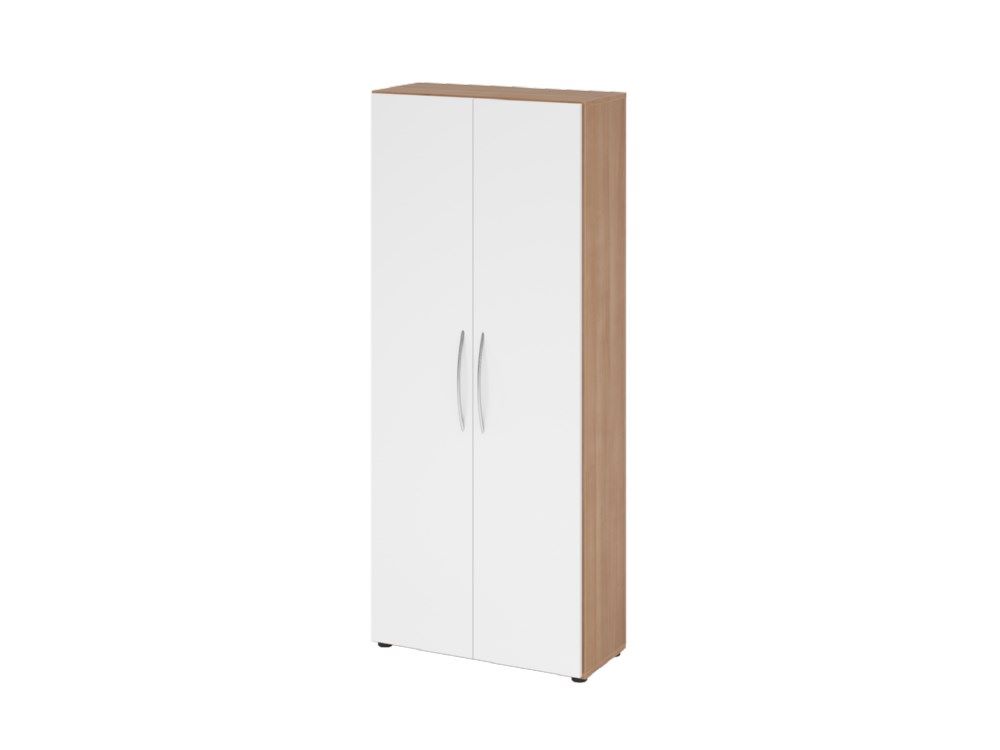 Produktbild Hammerbacher Schrank 5OH 34,6cm tief BM Nussbaum Weiß