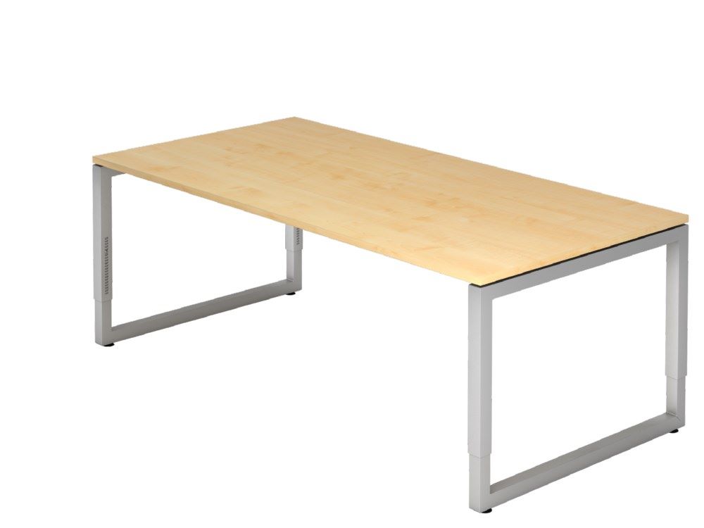 Produktbild Hammerbacher RS2E Schreibtisch O-Fuß eckig 200 x 100 cm Ahorn