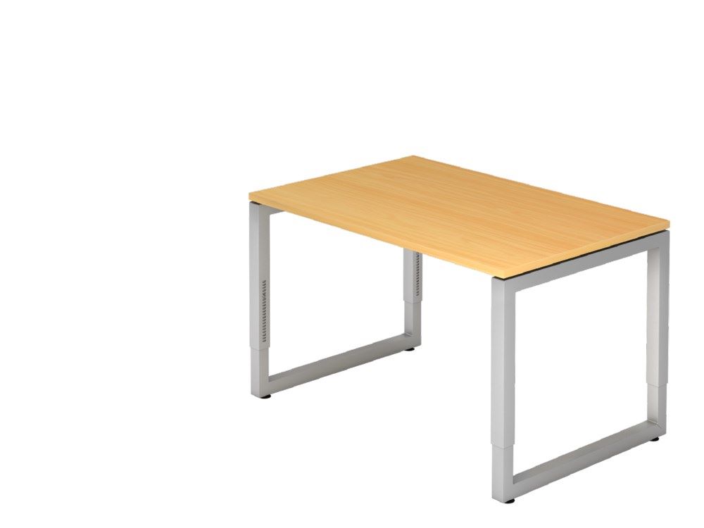 Produktbild Hammerbacher Schreibtisch O-Fuß eckig 120 x 80 cm Buche